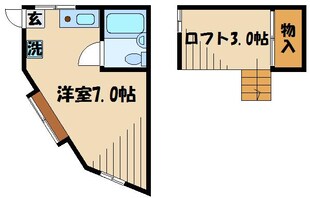 ホワイトハウス日野の物件間取画像